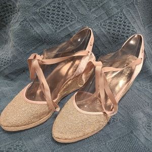 Adrianna Papell Blush Pink Wedges